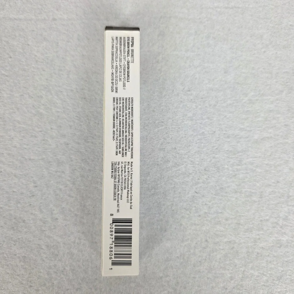 NYX Fill & Fluff Eyebrow Pomade Pencil Brunette FFEP06 Dual Ended Brush New